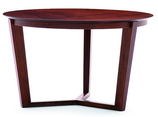 Levně MONTBEL - Konferenční stůl FLEN 904L (v - 550 mm, lakovaný, Ø 750 mm, deska z MDF)