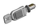 Cylinder lock ZZZ060 for CHOICE cabinet